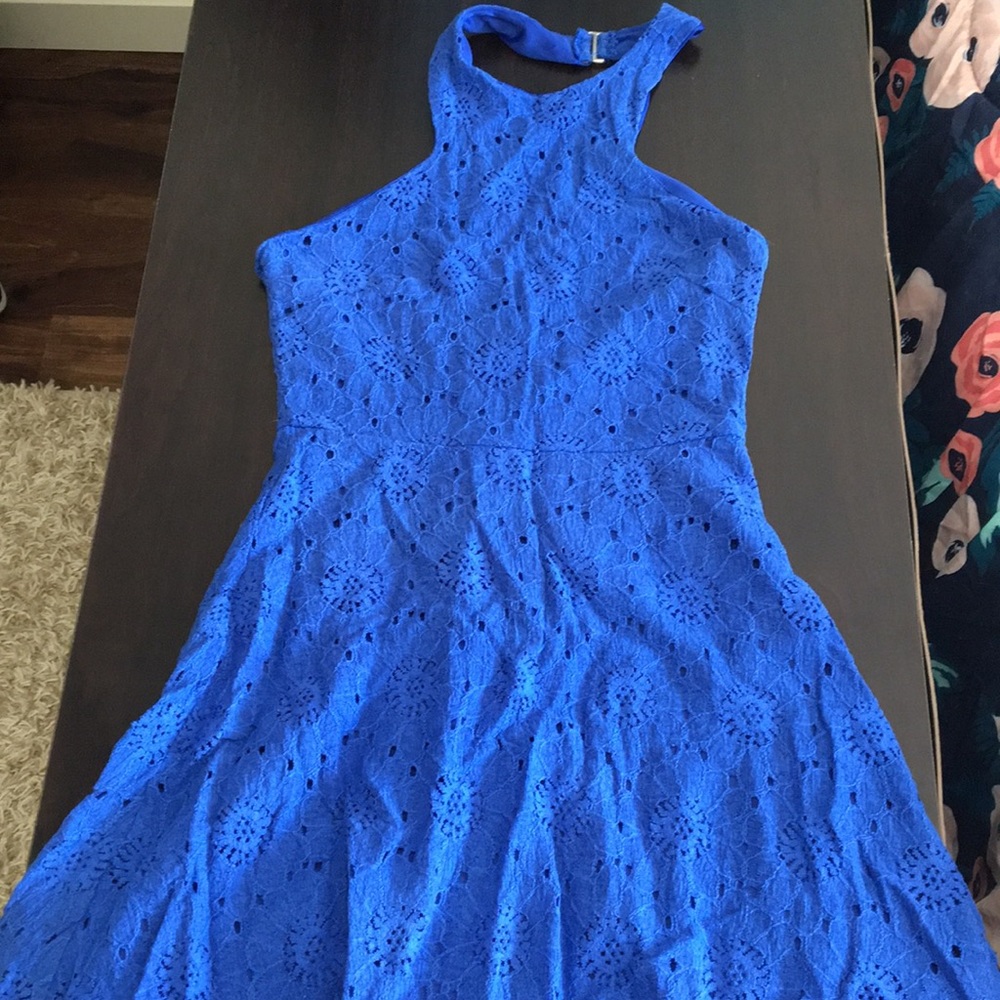 Royal blue dress